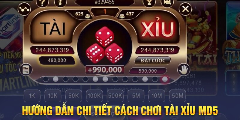 Hướng dẫn chi tiết cách chơi game tài xỉu md5